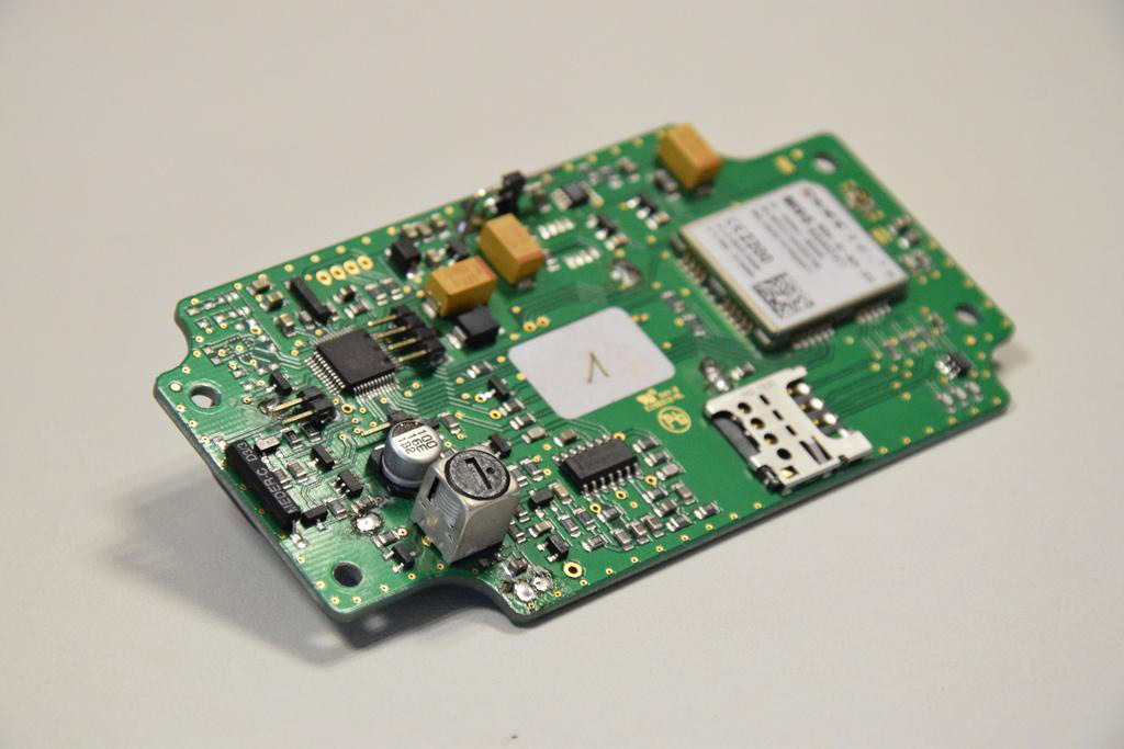Leiterplatte für IoT-Messsystem.